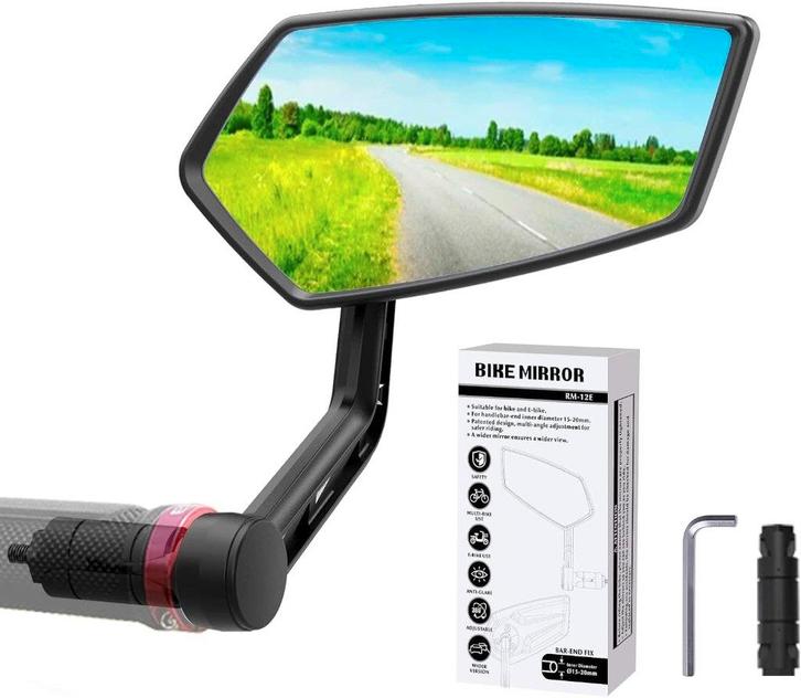 Rétroviseur de vélo Miroir de sécurité, Vélos & Vélomoteurs, Vélos Pièces, Neuf, Général, Enlèvement ou Envoi