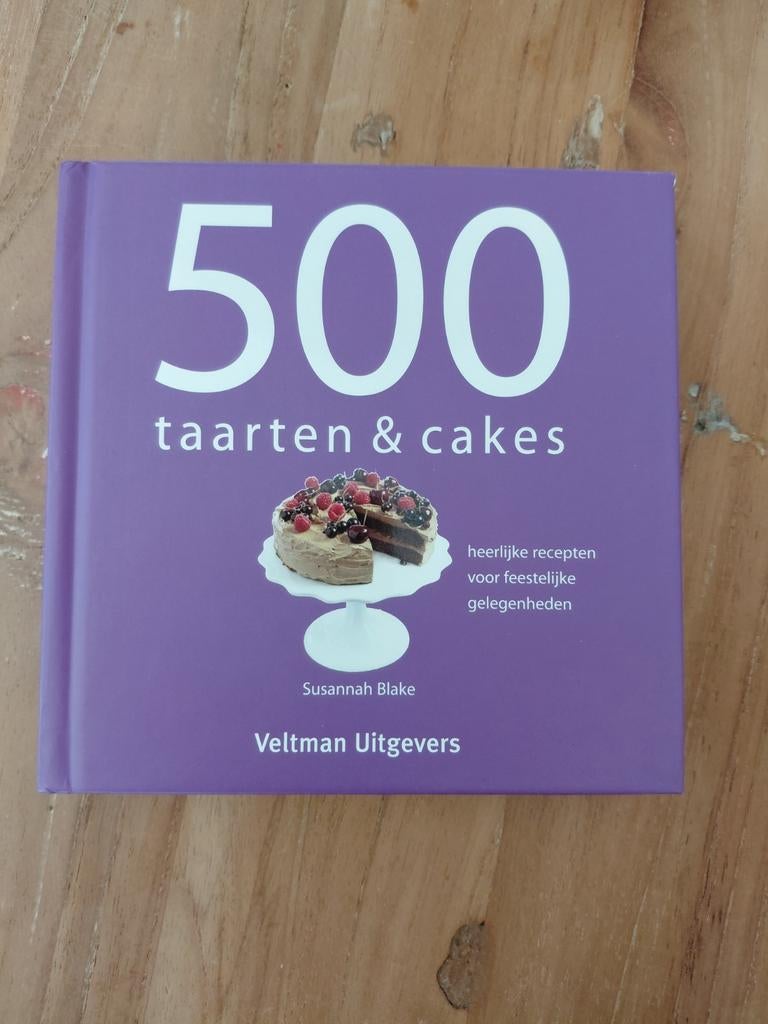 Receptenboek taarten en cakes, Ophalen of Verzenden