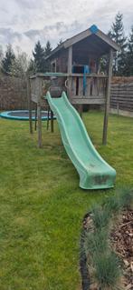 Speelhuisje met glijbaan, Kinderen en Baby's, Speelgoed | Buiten | Speeltoestellen, Ophalen, Glijbaan