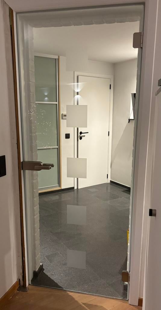 Glazen deur, Ophalen, Gebruikt, 80 tot 100 cm, Binnendeur