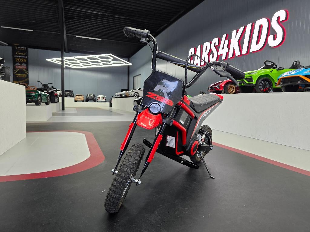 Kinder Crossmotor 24 volt - leren zit - 8 tot 16km, Enfants & Bébés, Jouets | Véhicules en jouets, Neuf, Enlèvement ou Envoi