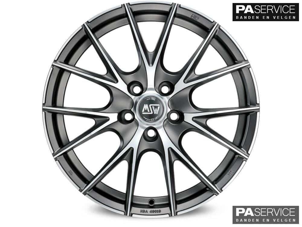 Nw 17 inch MAT ANTRACIETE MSW velgen voor Mini R53 R56 4x100, Autos : Pièces & Accessoires, Pneus & Jantes, Neuf, Pneus et Jantes