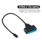 USB-C naar SATA Kabel 2,5 Inch Externe HDD - Harde Schijf HD, Computers en Software, Harde schijven, Ophalen of Verzenden, Nieuw
