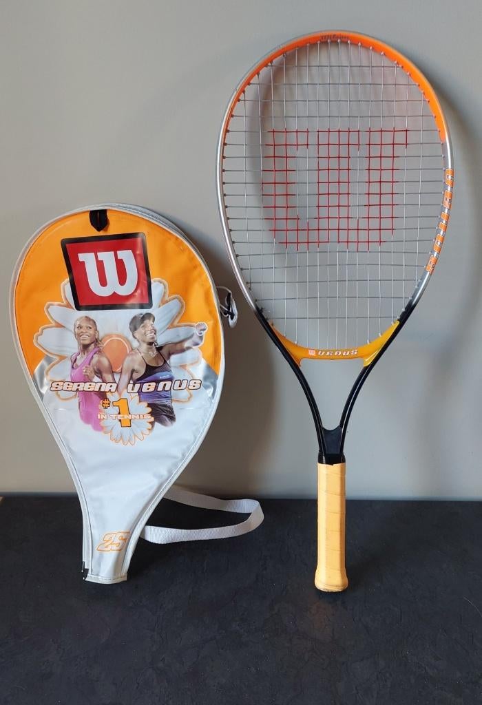 Wilson tennisraket maat 25 met hoes, Sport en Fitness, Tennis, L1, Ophalen of Verzenden, Zo goed als nieuw, Wilson