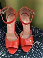 Sandalen, hoge hakken, 37, Kleding | Dames, Schoenen, Verzenden, Oranje, Sandalen of Muiltjes, Gedragen