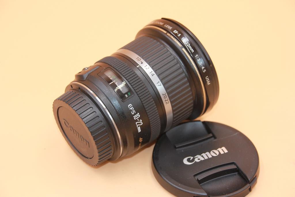 CANON EF-S 10-22/3.5-4.5 USM, TV, Hi-fi & Vidéo, Appareils photo analogiques, Enlèvement ou Envoi, Comme neuf, Reflex miroir, Canon