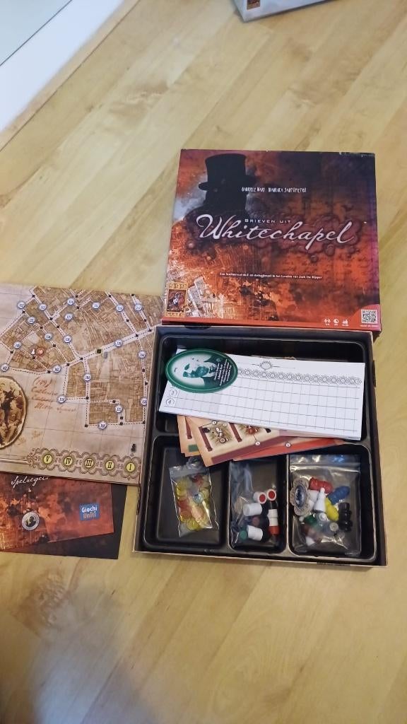 bordspel NL versie 999 games Brieven uit Whitecapel limited, Hobby en Vrije tijd, Gezelschapsspellen | Bordspellen, Nieuw, Een of twee spelers