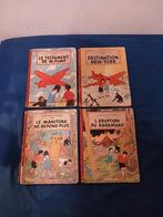 4 BD de 1951-1952 Les Aventures de Jo, Zette et Jocko Hergé, Plusieurs BD, Enlèvement ou Envoi, Utilisé, Hergé