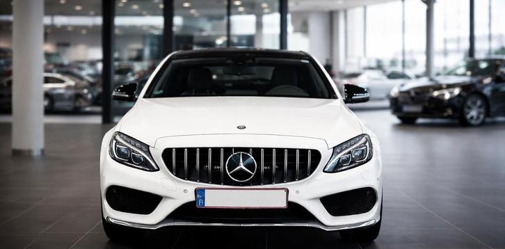 Mercedes C220d AMG line, Auto's, Mercedes-Benz, Particulier, C-Klasse, ABS, Achteruitrijcamera, Adaptieve lichten, Adaptive Cruise Control