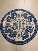Smyrna rond tapijt, Maison & Meubles, Ameublement | Tapis & Moquettes, Enlèvement, Comme neuf, Bleu, Rond