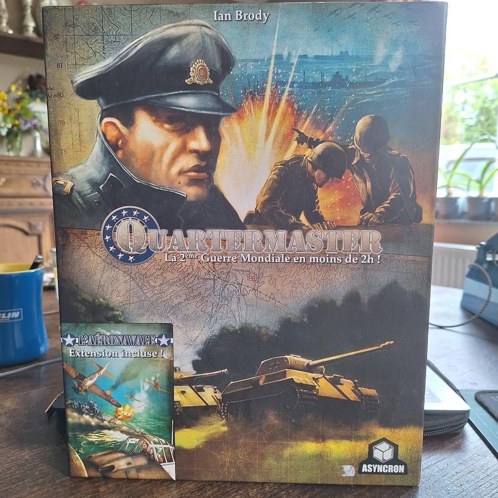 QUATERMASTER la 2èmè guerre mondiale, Cinq joueurs ou plus, Envoi, Neuf, Asyncron
