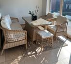 Luxe lounge set, Ophalen, Zo goed als nieuw, Rotan, Loungeset