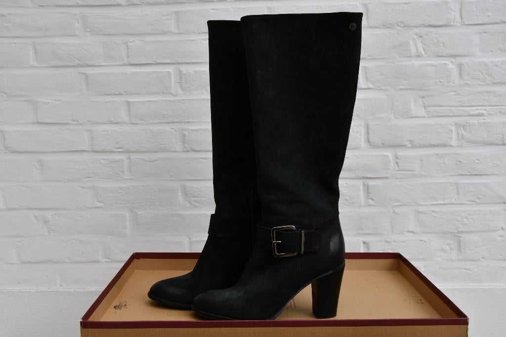 EEN PAAR ITALIAANSE LAARZEN VERA GOMMA, Vêtements | Femmes, Chaussures, Enlèvement, Comme neuf, Noir