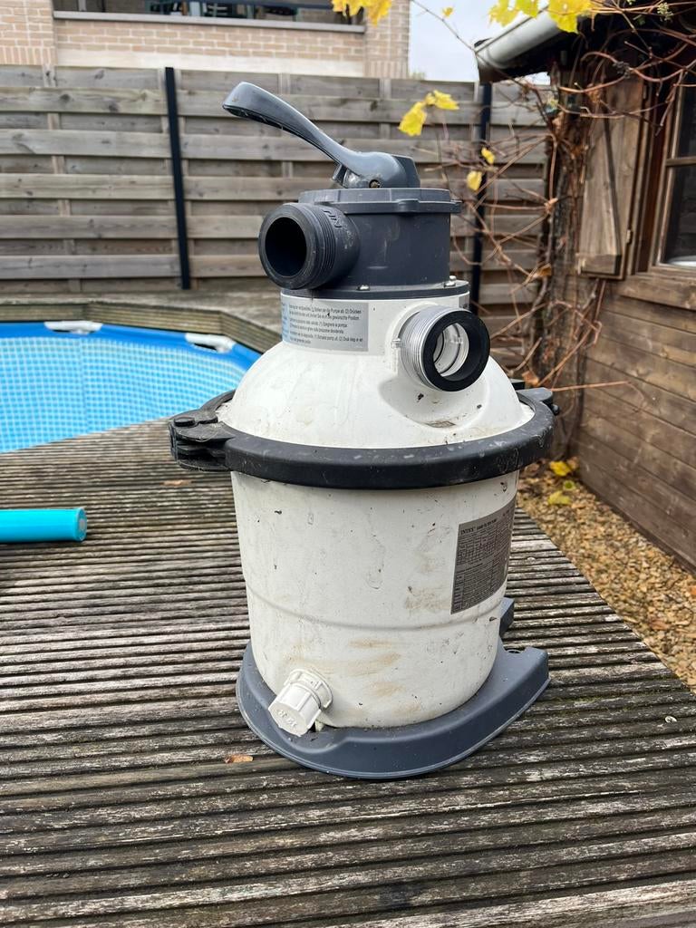 Zandilter + skimmer intex, Tuin en Terras, Zwembad-toebehoren, Gebruikt, Zwembadpomp, Ophalen