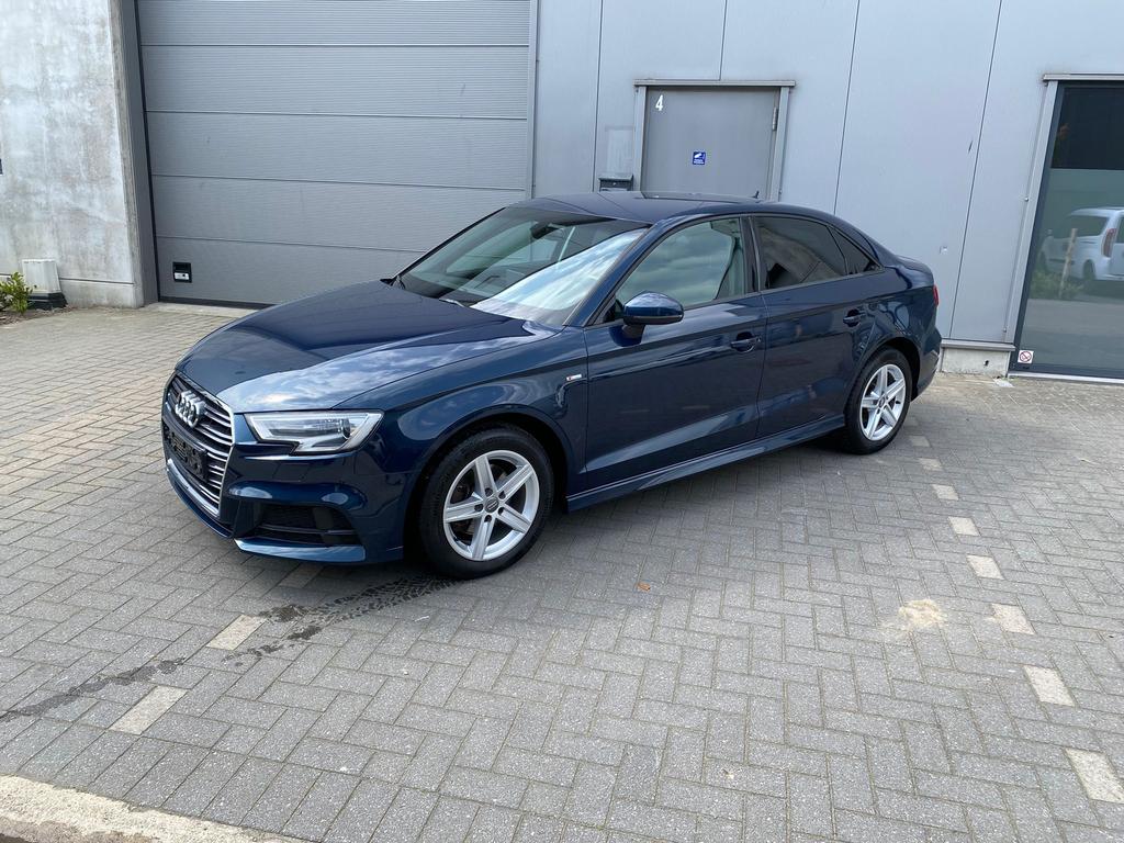 Audi A3 S-line 1.6d automaat LED|Navi|Cruise|Multi|trekh|BTW, Achat, Euro 6, Entreprise, Entretenue par le concessionnaire
