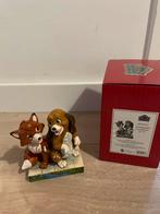 Jim Shore - Disney Traditions Fox and Hound Frank en frey., Ophalen of Verzenden, Zo goed als nieuw