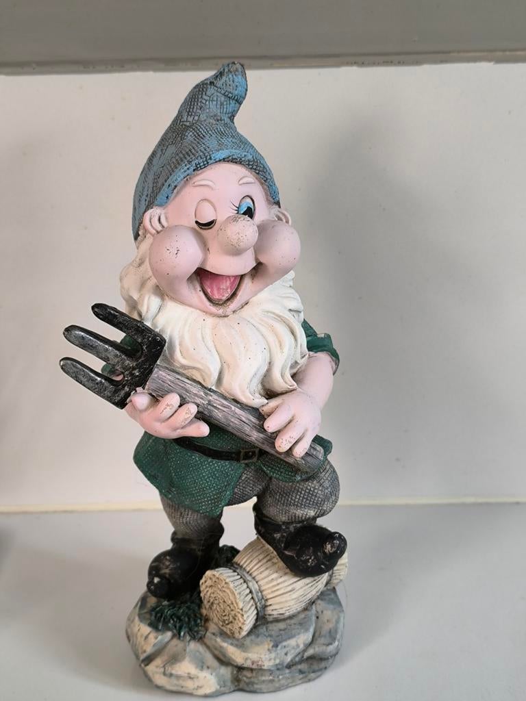 Guitige vintage tuinkabouter, Ophalen of Verzenden, Steen, Tuinkabouter