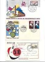 postzegels België FDC thema Expo 1958, Postzegels en Munten, Verzenden, Gestempeld