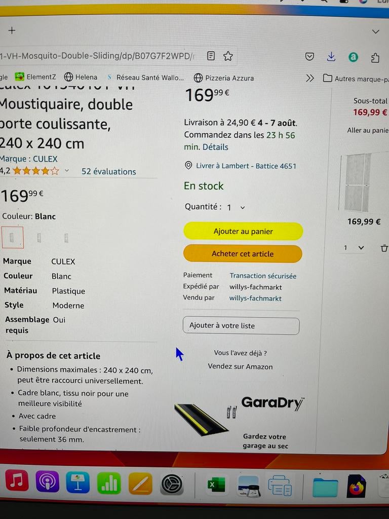 Couleur bois clair, Jardin & Terrasse, Portes de jardin, Neuf, Porte coulissante, Aluminium, 200 cm ou plus, 200 cm ou plus, Enlèvement