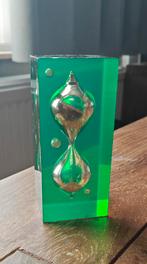 Zandloper in hars. Pierre Giraudon, vintage, jaren 60 70, Ophalen of Verzenden