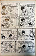 Jommeke originele gag pagina, Boeken, Eén stripboek, Jef Nys., Ophalen of Verzenden, Zo goed als nieuw