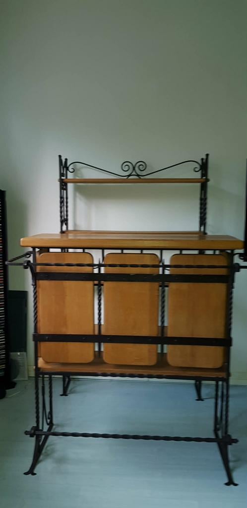 Bar chêne massif - fer forger, Enlèvement