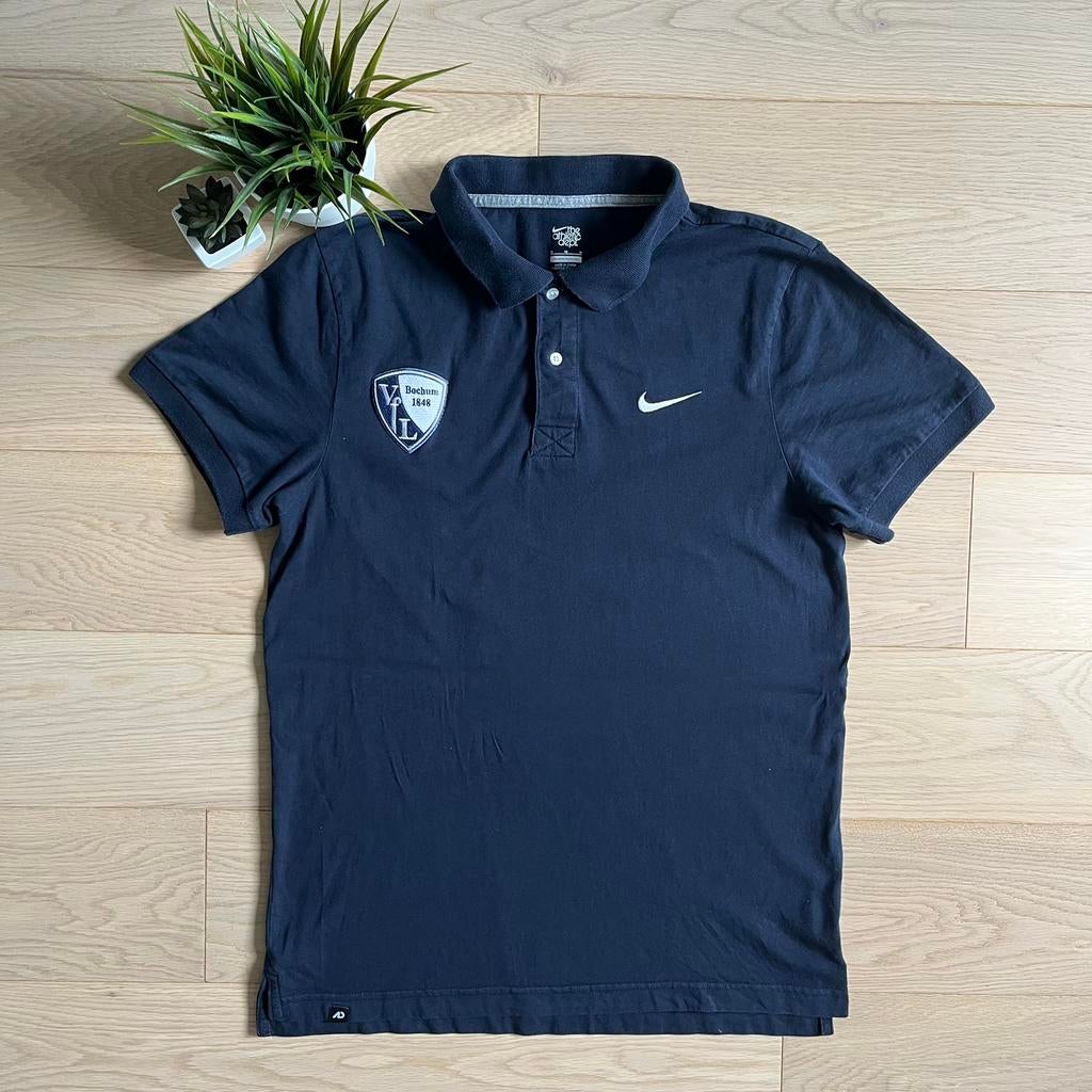 Nike Polo - Donkerblauw & Wit - Maat M - Nieuw, Envoi, Neuf, Taille 48/50 (M), Bleu