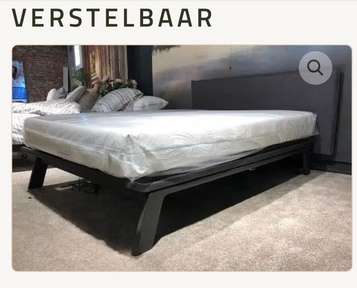 Auping bed 160 elektrisch verstelbaar aan hoofd en voeteinde, Maison & Meubles, Enlèvement, Comme neuf, 160 cm