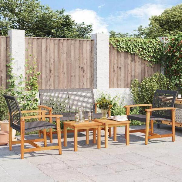 tuinset loungeset met tafel nieuw in doos, Tuin en Terras, Tuinsets en Loungesets, Nieuw, Loungeset, Hout, Bank, Ophalen
