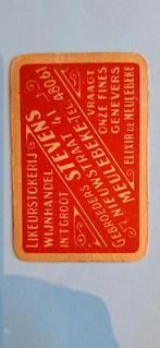 Carte à jouer Meulebeke_Stevens Liquor Distillery B_Rood_172, Enlèvement ou Envoi, Utilisé, Carte(s) à jouer