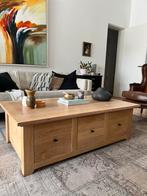 Karaktervolle eiken salontafel, Ophalen of Verzenden, Zo goed als nieuw