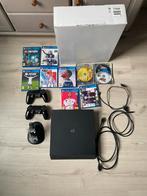 Playstation 4 pro (1T) + 2 controllers, games, doos,…, Games en Spelcomputers, Ophalen, Zo goed als nieuw
