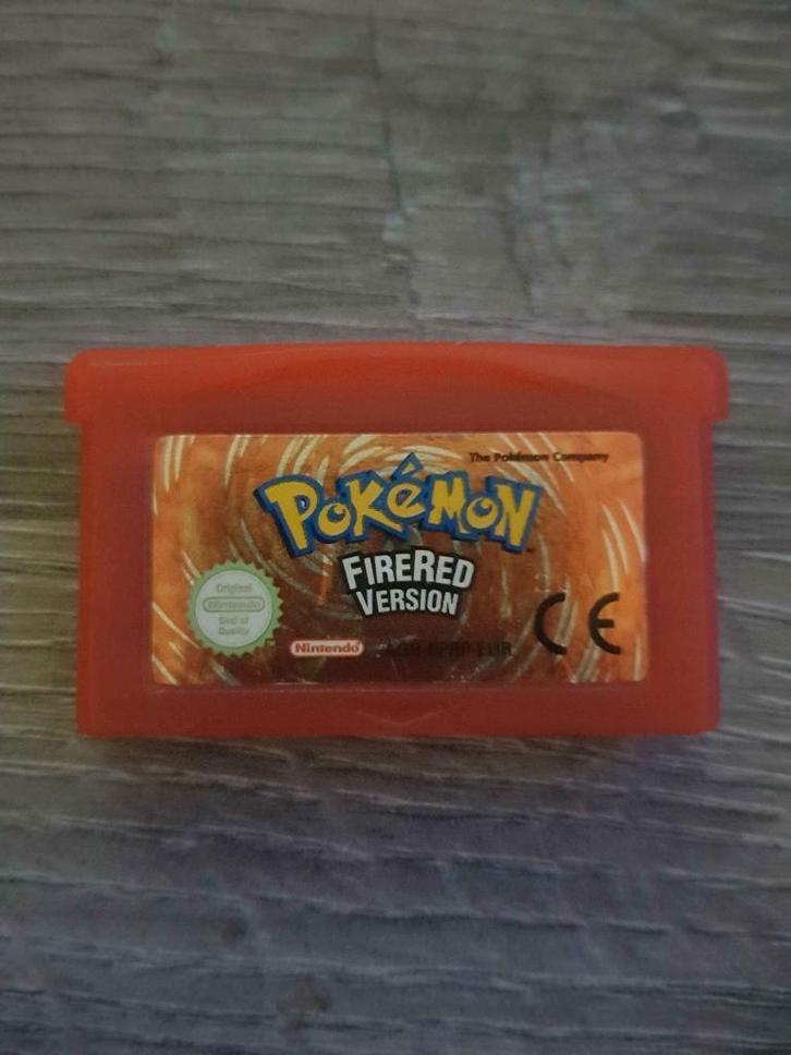 Pokémon FireRed (GBA) – Origineel – Getest & Werkend, Games en Spelcomputers, Games | Nintendo Game Boy, Zo goed als nieuw, Role Playing Game (Rpg)