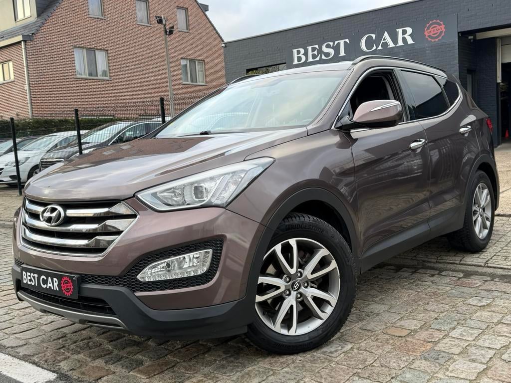 Hyundai Santa Fe 2.0CRDi * Euro6, Auto's, Santa Fe, 4 cilinders, Bruin, Leder