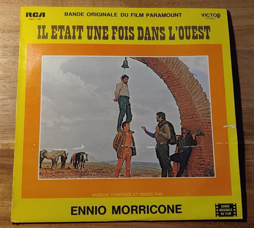 LP Ennio Morricone - Il etait une fois dans l'ouest, Enlèvement ou Envoi, Utilisé