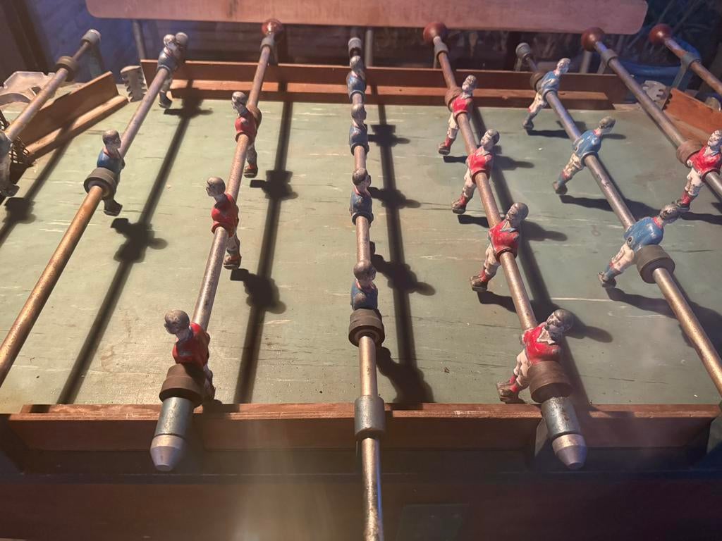 Prachtige decoratieve 1950 s kickertafel, Ophalen