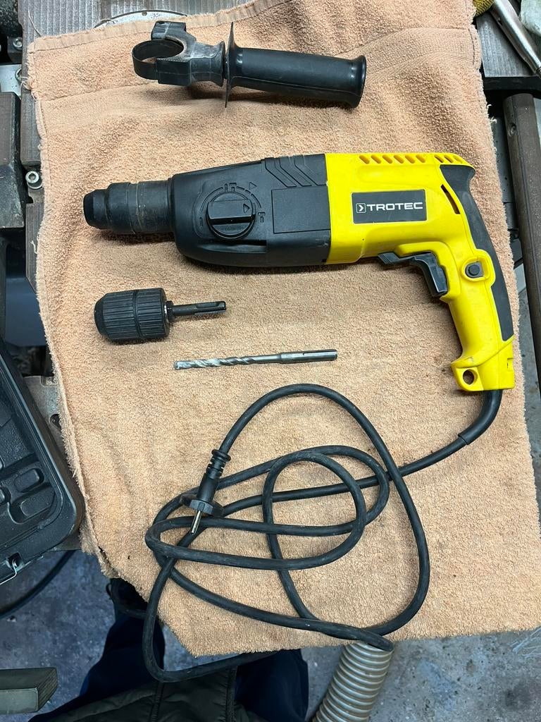 Trotec PRDS 05-230V boorhamer / klopboormachine, Ophalen of Verzenden, Zo goed als nieuw, Boor- en/of Breekhamer, Klopboormechanisme