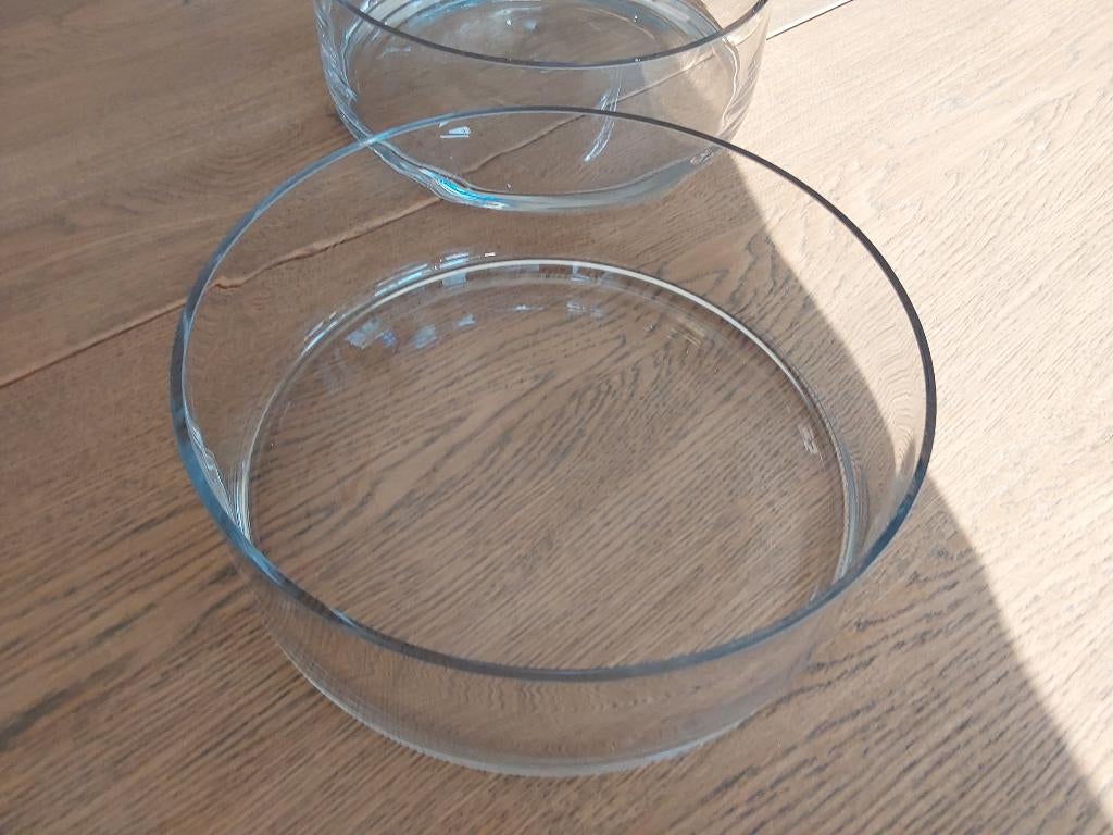 Glaze schalen 5 euro stuk, Huis en Inrichting, Woonaccessoires | Schalen en Manden, Ophalen, Schaal, Rond, Glas