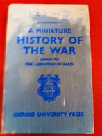 A MINIATURE HISTORY OF THE WAR, Livres, Guerre & Militaire, Enlèvement, Deuxième Guerre mondiale