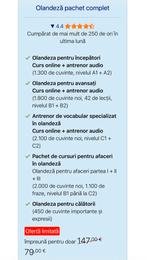 Curs complet de limba olandeză A1–C2 | Online + Audio, Boeken, Taal | Overige Talen, Verzenden, Nieuw, Non-fictie