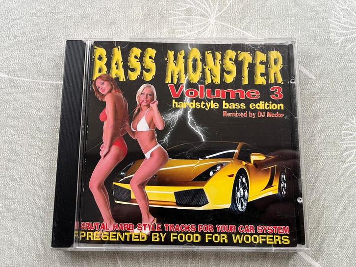 CD Food For Woofers - Bass Monster Volume 3, Cd's en Dvd's, Cd's | Dance en House, Zo goed als nieuw, Techno of Trance, Ophalen of Verzenden