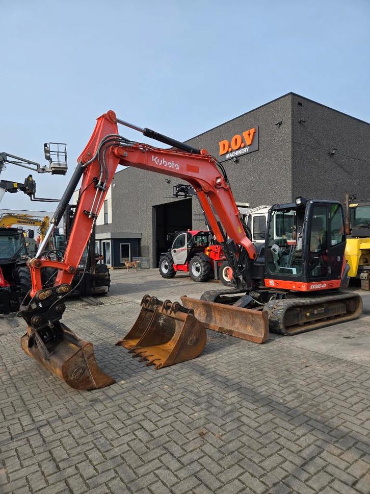Kubota KX080-4A, Zakelijke goederen, Machines en Bouw | Kranen en Graafmachines, Graafmachine, Ophalen