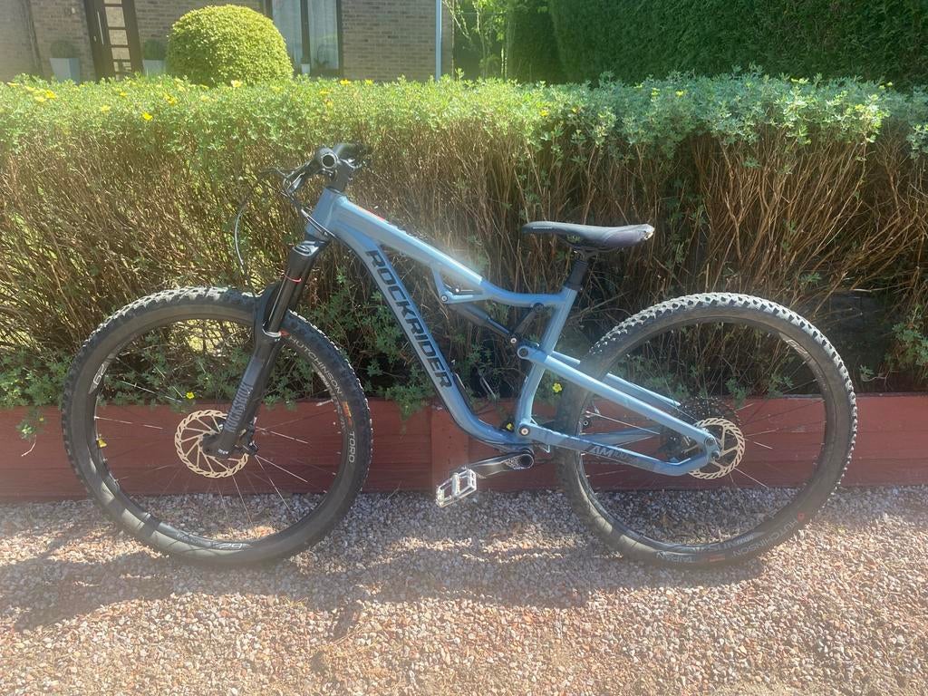 Vélo de montagne VTT à suspension intégrale Rockrider am100s, Vélos & Vélomoteurs, Vélos | VTT & Mountainbikes, Utilisé, Hommes