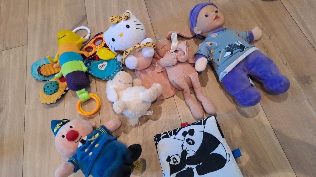 Pakket zacht speelgoed, Ophalen