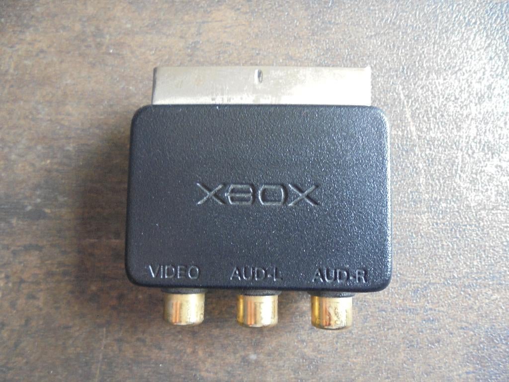 Black Scart Adapter voor XBOX Original (zie foto's) IV, Gebruikt, Overige genres, 1 speler, Ophalen of Verzenden