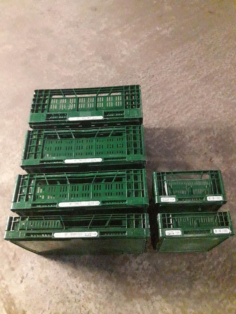 Cageots de maraîcher, Bricolage & Construction, Casiers & Boîtes, Comme neuf, Boîte ou Caisse, Repliable, Enlèvement