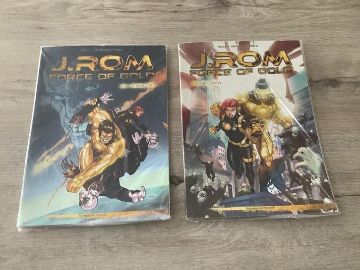 J.ROM force of gold verschillende strips (2015), Boeken, Stripverhalen, Zo goed als nieuw, Meerdere stripboeken, Ophalen of Verzenden