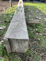Eiken balk 4 meter lang 20x20 cm, Ophalen, Gebruikt, Hardhout, 250 cm of meer