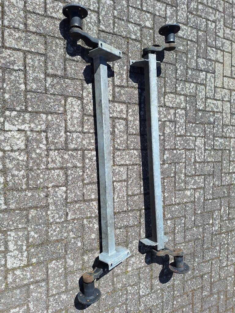 2 assen voor aanhangwagen, Ophalen, Gebruikt