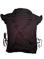 Pull cache-cœur noir à manches courtes - Medium 38/40, Enlèvement ou Envoi, Neuf, Taille 38/40 (M), Noir